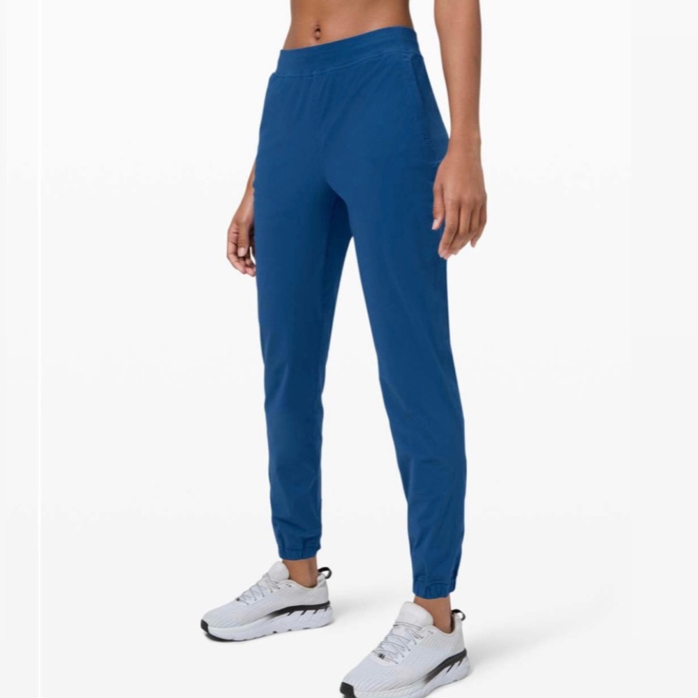 Lululemon Adaptive State Jogger Pant Regatta Blue Size 12 High Rise Athleisure